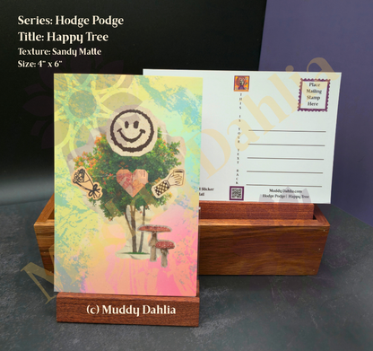 4x6 Sensory Matte Collage Art Print -Hodge Podge Series  | Moody, Textured, Analog Art