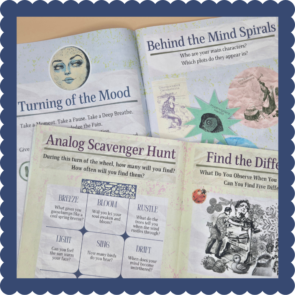 Nervous System Reset - 40 Page Newspaper (Lyric Essay, Collage, Activities)