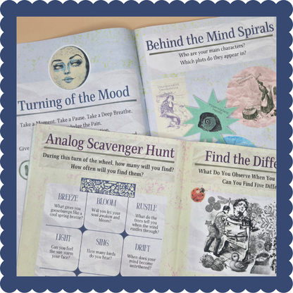 Nervous System Reset - 40 Page Newspaper (Lyric Essay, Collage, Activities)