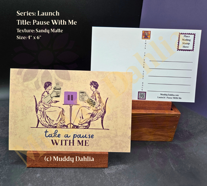 4x6 Sensory Matte Collage Art Print - Launch Series | Acknowledging Burnout, Inviting Rest